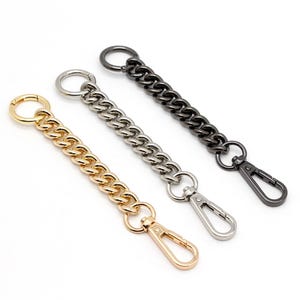Chain Strap Extender Aluminum bag chain Extender Women purse chain Shoulder bag strap