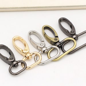 4pcs swivel clasp 5/8&quot;(16mm) 3/4&quot;(20mm) 1&quot;(25mm) 1&quot;1/4&quot;(32mm) 1&quot;1/2&quot;(38mm) swivel hook purse clasp