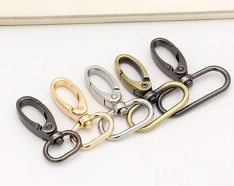 4pcs swivel clasp 5/8&quot;(16mm) 3/4&quot;(20mm) 1&quot;(25mm) 1&quot;1/4&quot;(32mm) 1&quot;1/2&quot;(38mm) swivel hook purse clasp