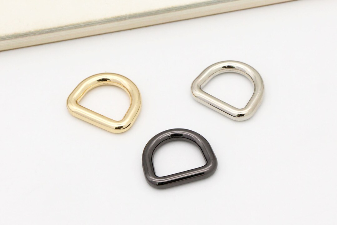4pcs 5/8 Strap D Ring Purse D Ring Buckle Purse Ring Strap Ring Purse