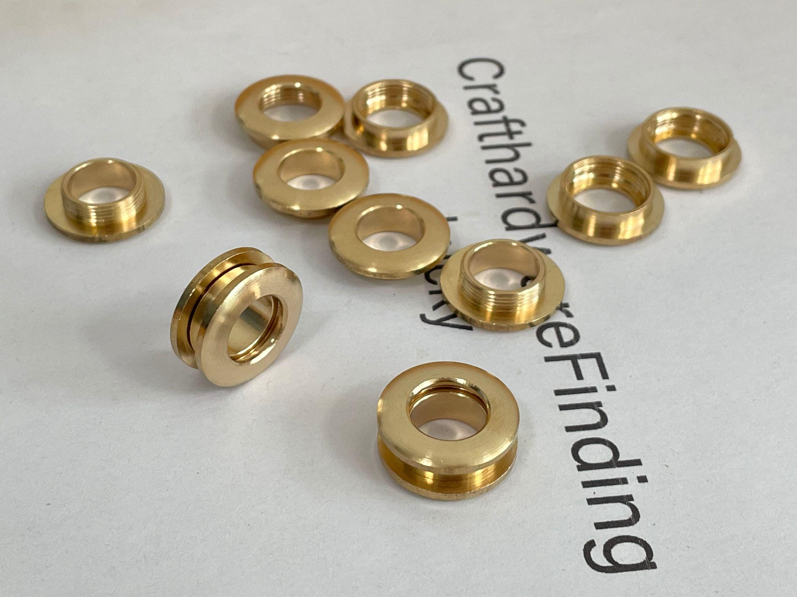 Occhielli In Ottone Più Larghi Con Rondella Per Borse Artigianali In - Foto 6