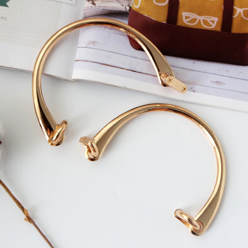 1pair Gold Purse Handles Bag Handle Metal Handle Purse Frame Etsy