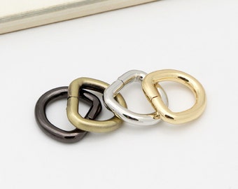 10pcs D rings 1/2"(13mm) d ring buckle 3.8mm wire purse ring strap rings purse hardware