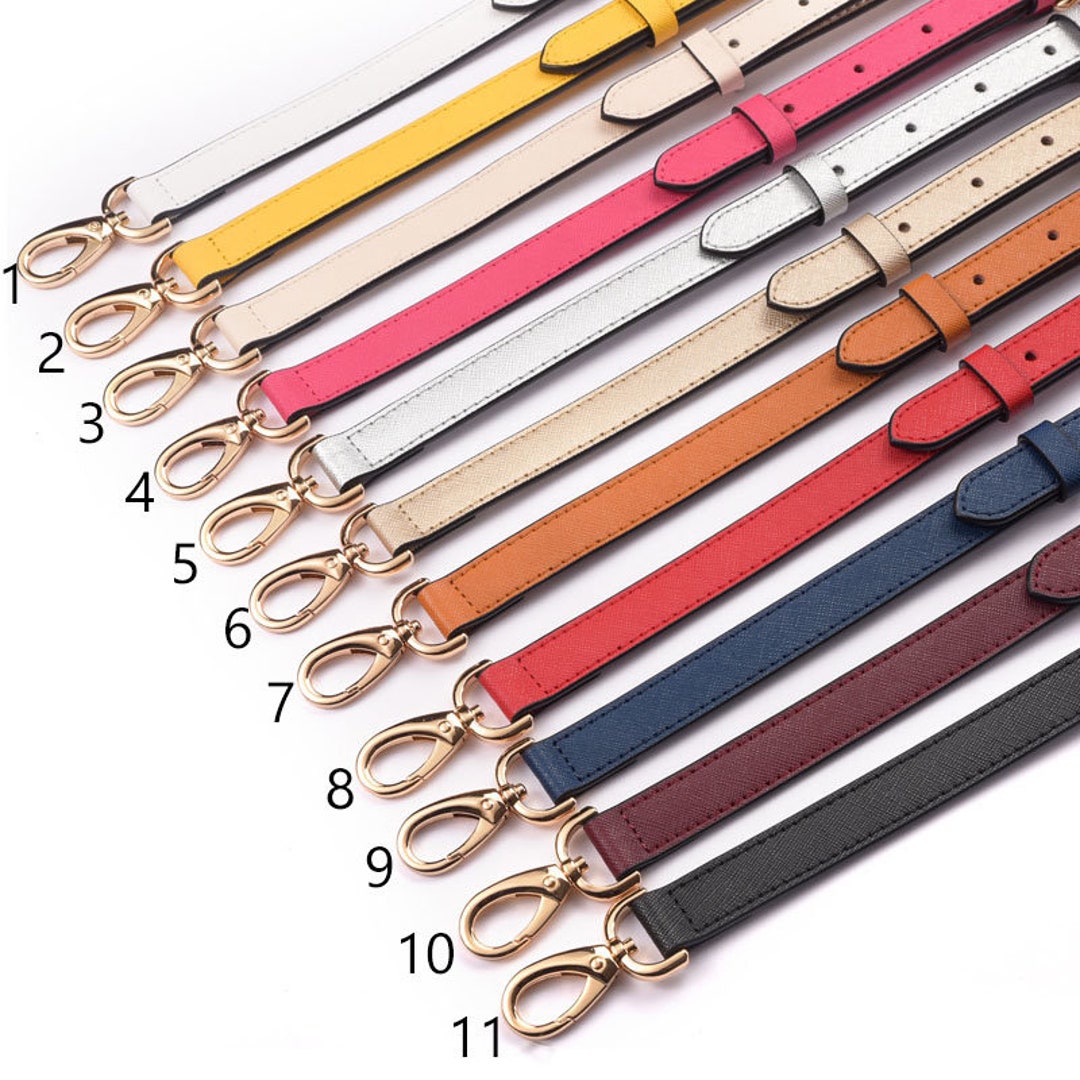 High Quality Leather Bag Strap 1.2cm 1.5cm 1.8cm 2.5cm Leather Purse