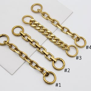 Women Purse Chain Extender bag chain strap extender Bag handle Shoulder bag strap