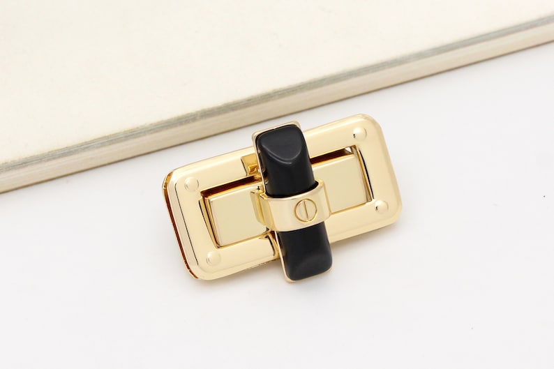 Gold Purse Lock Twist lock bag lock purse clasp Turn lock purse