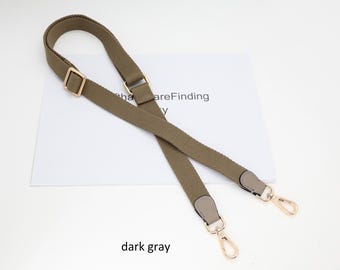 2.5cm Leather purse strap Polyester cotton shoulder strap bag strap