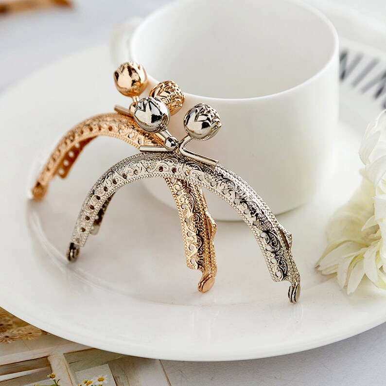 8.5cm3.3 In Small Purse Frame Bag Frame Clutch Frame Metal Etsy