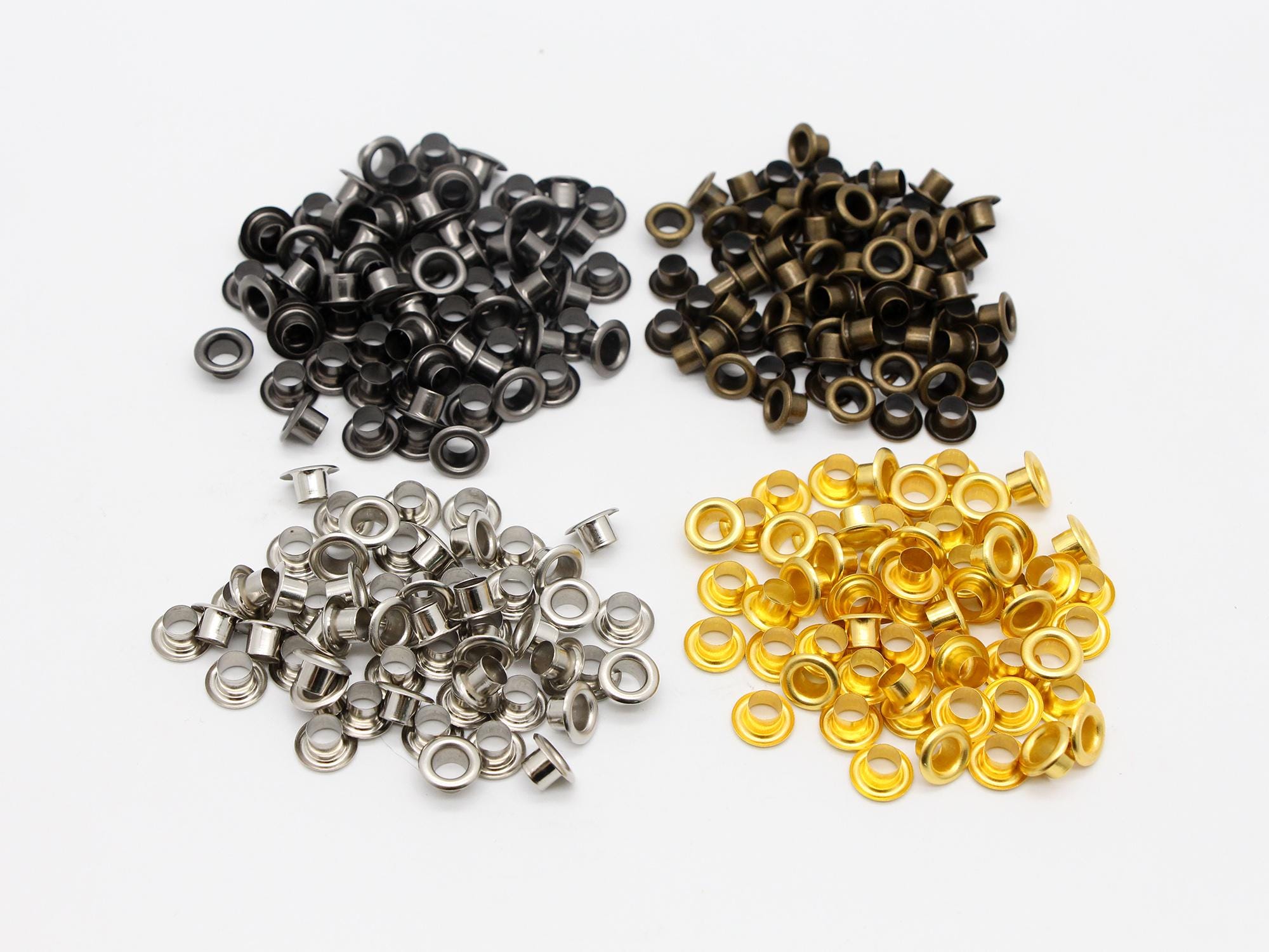 LUCKDANO Occhielli In Ottone, Kit Da 100 Anelli Di Tenuta In - Foto 6