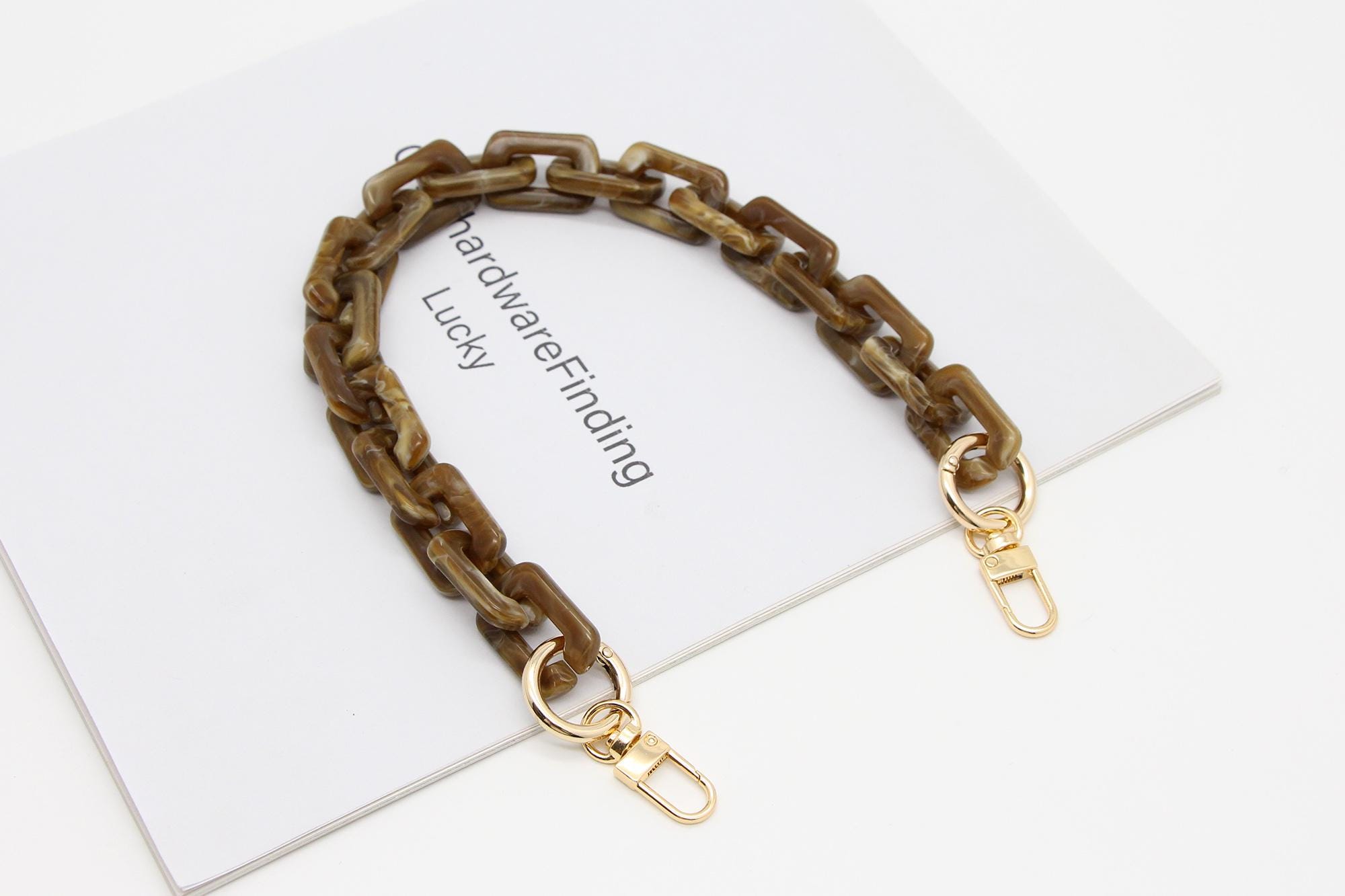 Bag Chain With Swivel Clasp Acrylic Chain Purse Chain Bag Handle ...