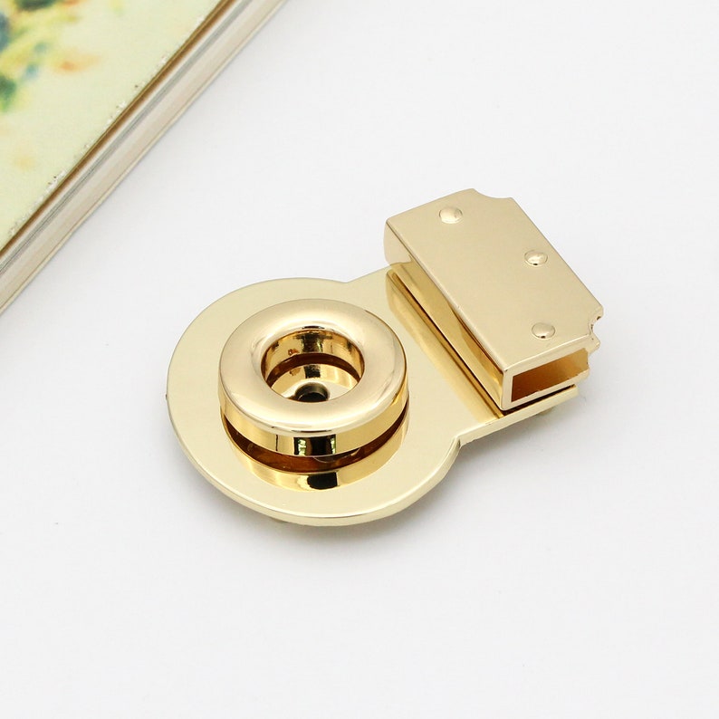 Purse lock Gold bag lock handbag lock push snap purse locks Etsy