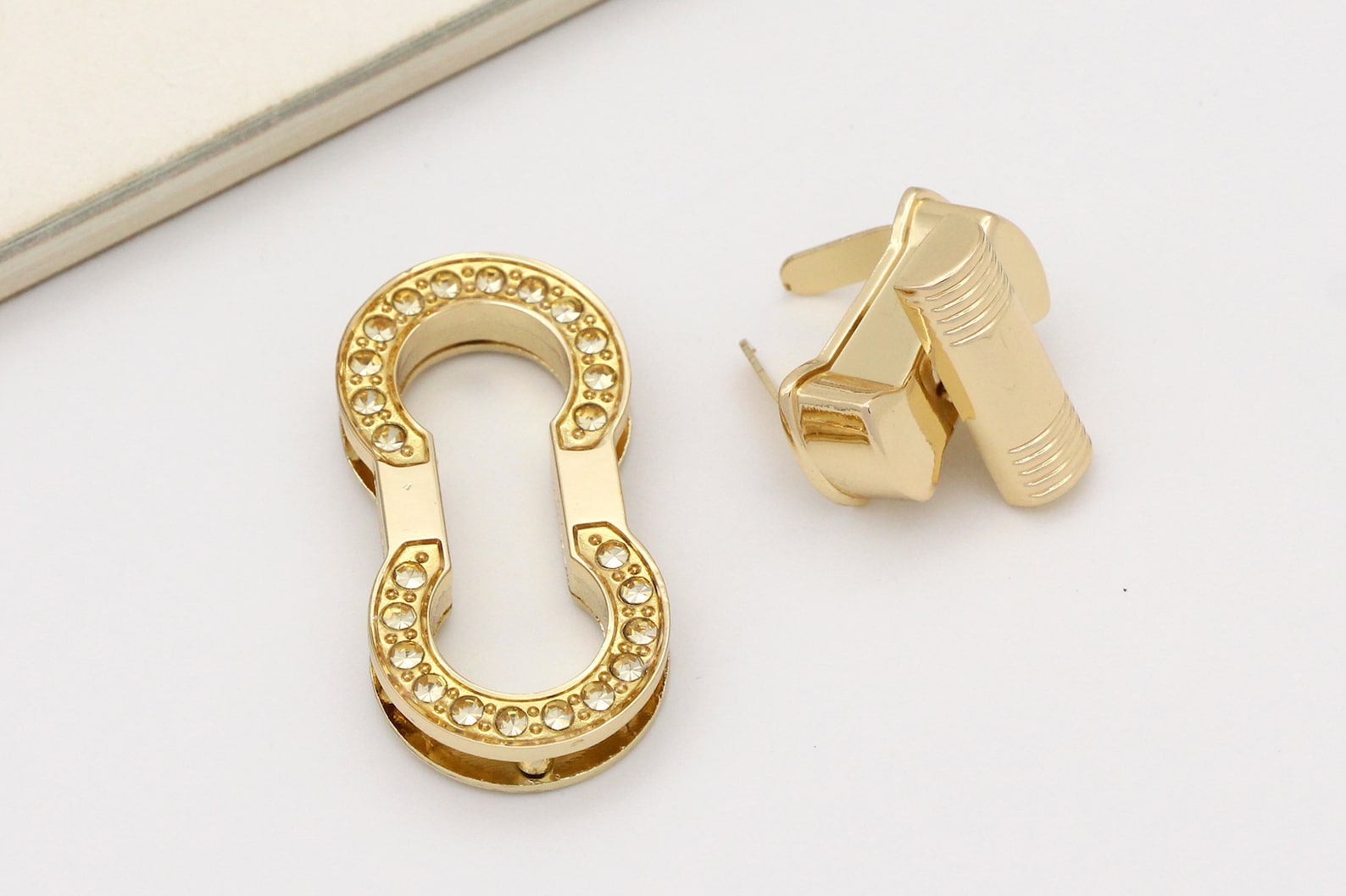 Purse Lock Gold Twist Lock Bag Lock Metal Purse Locks Turn Etsy