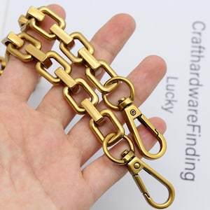 Antique gold bag chain Alloy purse chain bag handle Shoulder strap