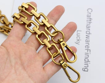 Antique gold bag chain Alloy purse chain bag handle Shoulder strap