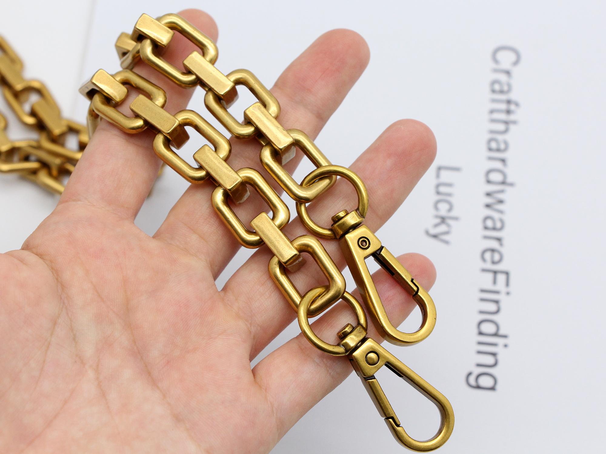 Antique Gold Bag Chain Alloy Purse Chain Bag Handle Shoulder Strap