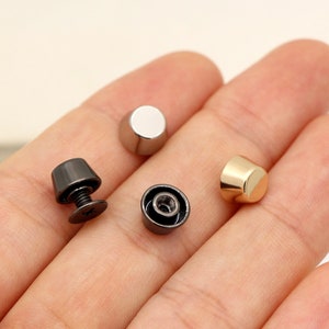 10set 8mm Screw rivet Leather rivet screw back rivet bag feet bag hardware