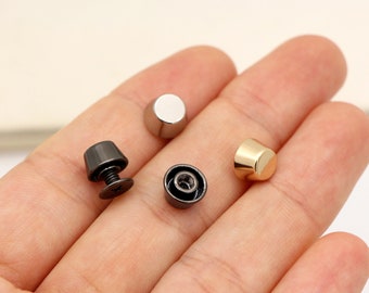 10set 8mm Screw rivet Leather rivet screw back rivet bag feet bag hardware