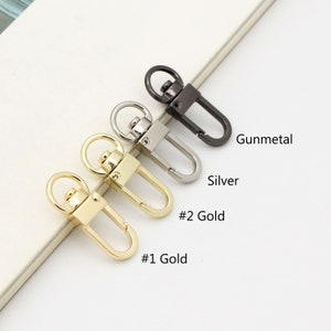 6pcs Swivel clasp 3/8&quot;(10mm) swivel hook Swivel lobster clasp Purse clasp purse hardware