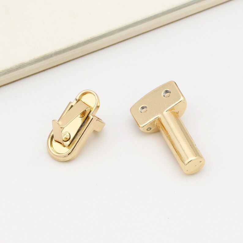 Gold snap lock Clutch purse lock latch lock bag lock handbag Etsy