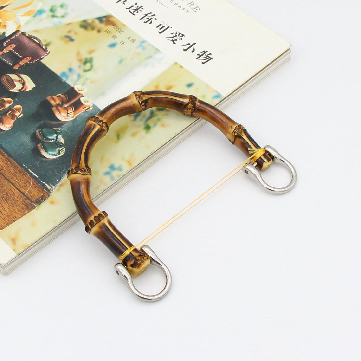 1pair Bamboo purse handle Bamboo handle Purse handles bamboo Etsy