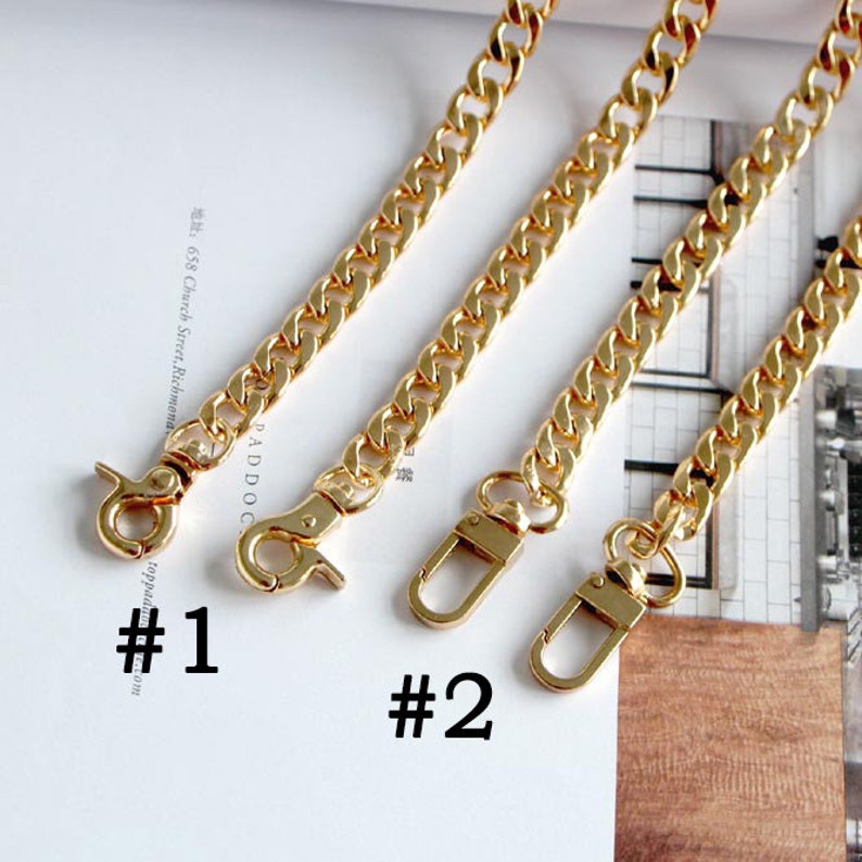 40cm 60cm 120cm Purse Chain With Swivel Clasp Metal Bag Chain | Etsy