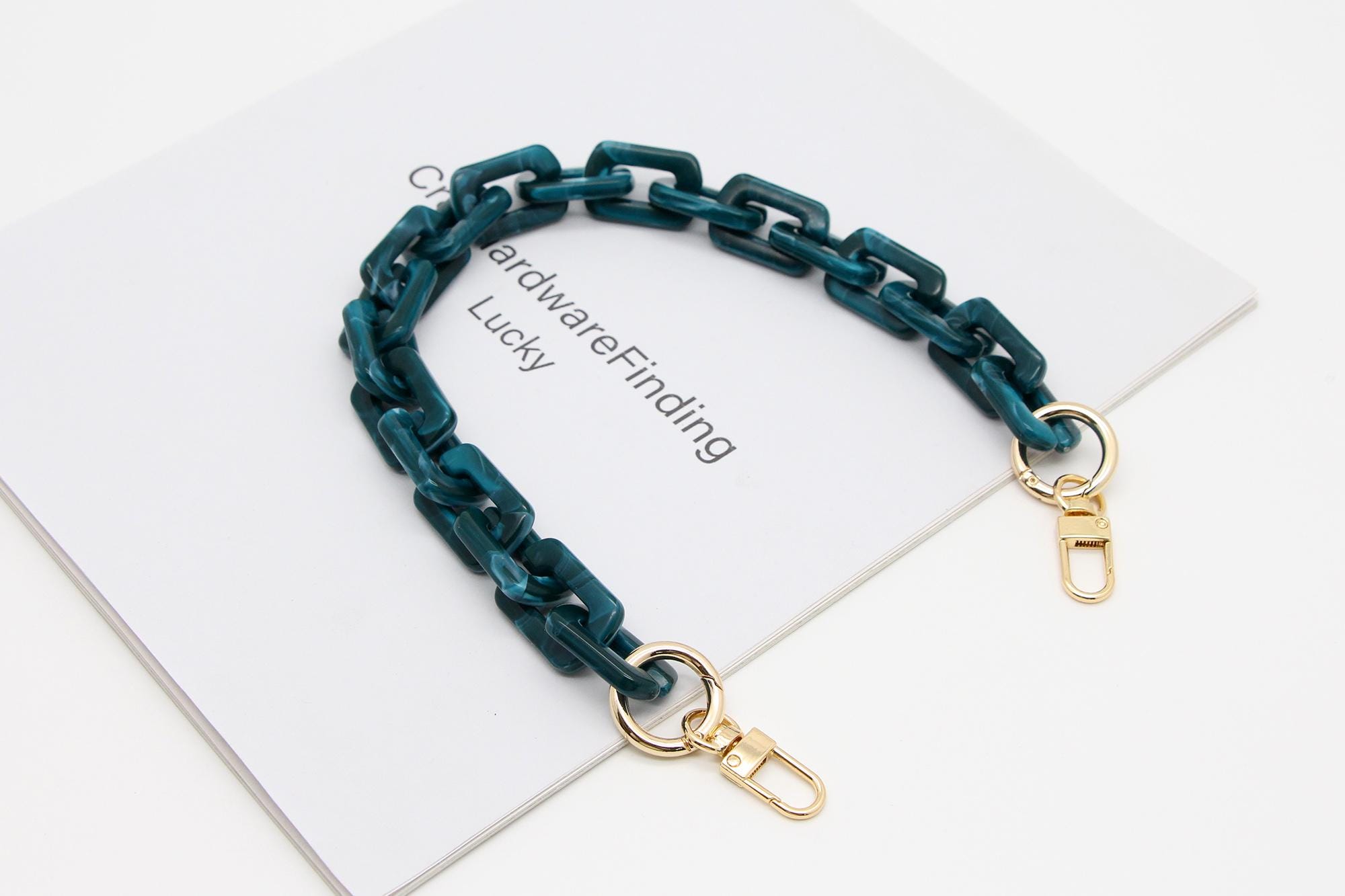 Bag Chain With Swivel Clasp Acrylic Chain Purse Chain Bag Handle ...