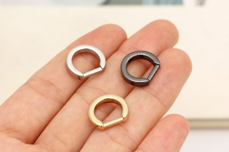 10pcs Small D Rings D Ring Buckle Purse Ring Strap Ring Zipper - Etsy