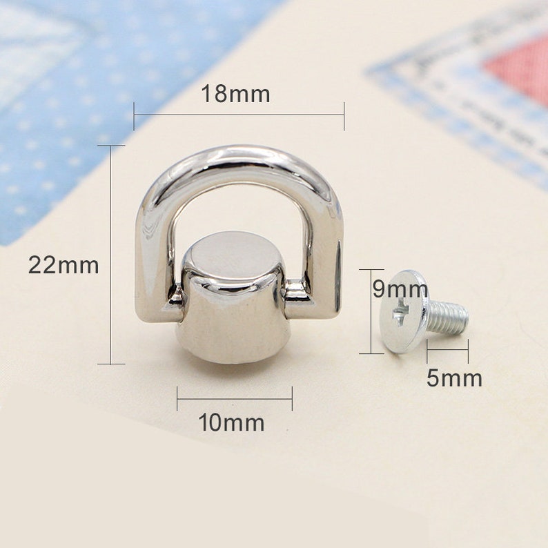 4pcs Screw Rivets Swivel D Ring Chicago Rivet Screw Studs Etsy