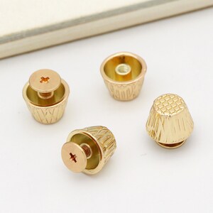 10set 12mm Screw rivet purse rivet screw back studs Leather rivet purse hardware