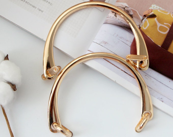 1pair Gold Purse Handles Bag Handle Metal Handle Purse Frame Etsy