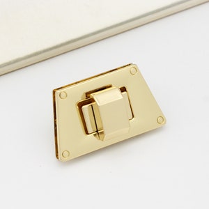 Gold Purse Lock bag lock Twist Lock Metal Purse Locks Turn lock purse hardware