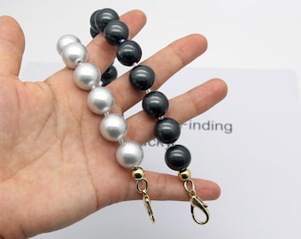 Pearl Bag Chain Women Purse Handle (36cm)