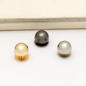 10set 8mm Screw Dome rivet Screw rivets screw back stud Purse feet Chicago Screws bag hardware