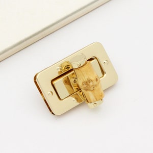 Gold Twist Lock Purse Lock bag lock Metal Purse Locks Turn lock purse hardware