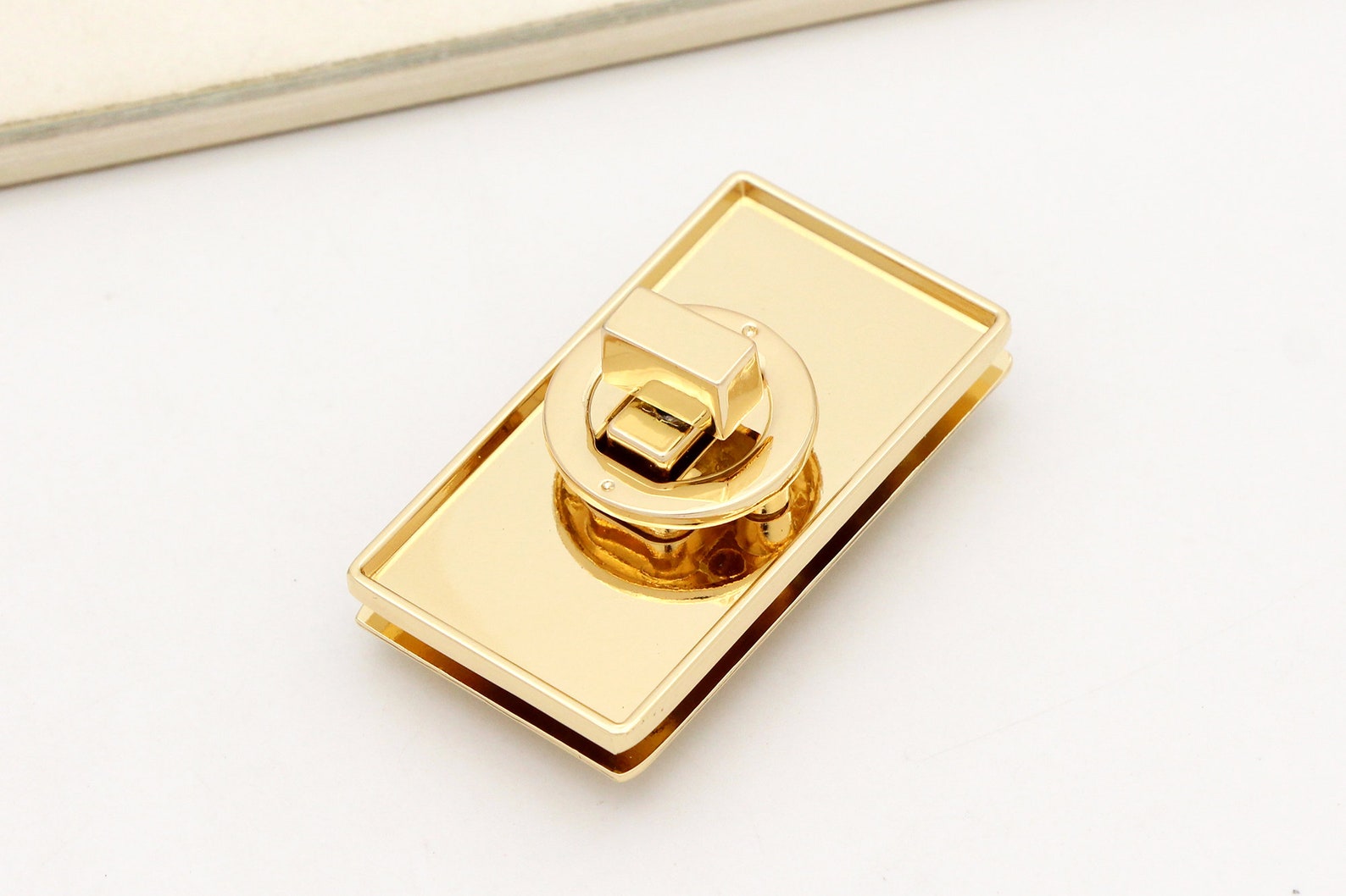 Gold Purse Lock Twist Lock Bag Lock Turn Lock Purse Hardware Etsy