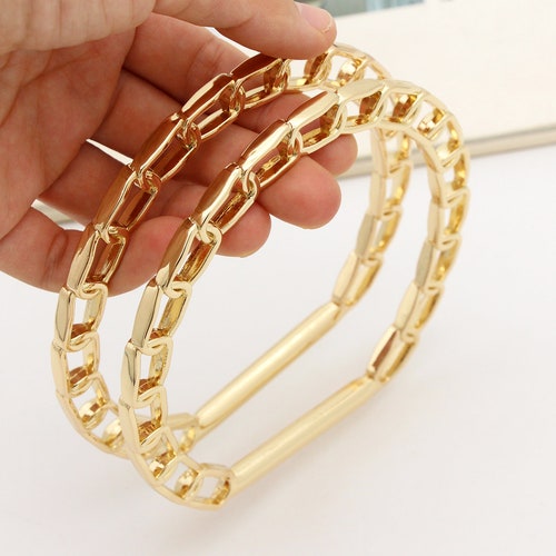 1pair Gold Purse Handles Bag Handle Metal Handle Purse Frame Etsy