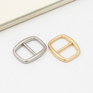 6pcs 5/8&quot;(15mm) Strap adjuster Slide buckle strap slide purse ring belt buckle Strap buckle purse hardware
