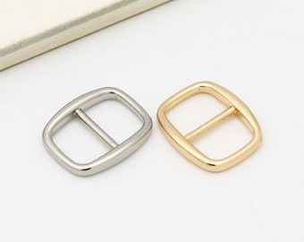 6pcs 5/8"(15mm) Strap adjuster Slide buckle strap slide purse ring belt buckle Strap buckle purse hardware