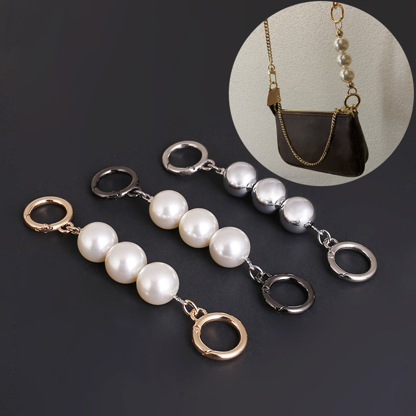 Chain Strap Extender Bag Chain Connector Purse Chain Spring Etsy