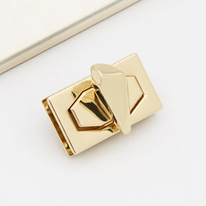 Twist lock Gold Purse lock bag lock Metal lock Turn lock purse hardware
