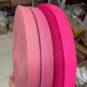 Cinghia in cotone larga 3/4" Cinghia in fettuccia per borsa, cinghia in fettuccia per borsa tote Cinghia in fettuccia a strisce immagine 7