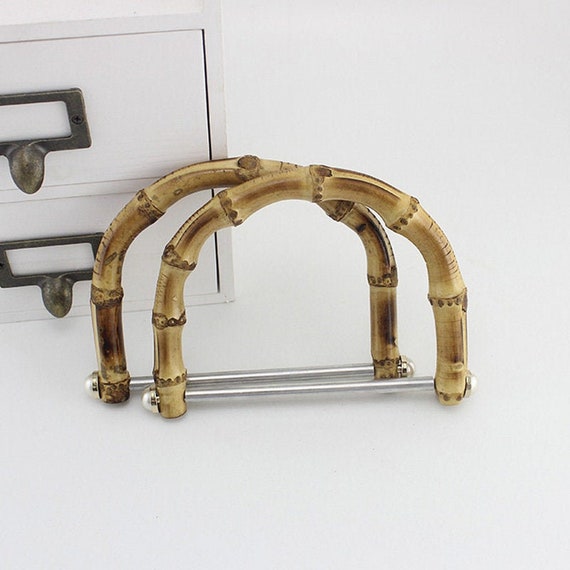 1pair Bamboo handle Bamboo purse handle bamboo bag handles bag Etsy