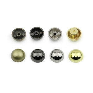 10set 15mm Screw Dome rivet Screw rivets screw back stud Purse feet Chicago Screws bag making supply
