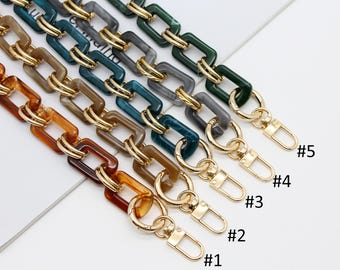 Acrylic Purse Chain Bag chain bag handle Plastic Handles for Bag
