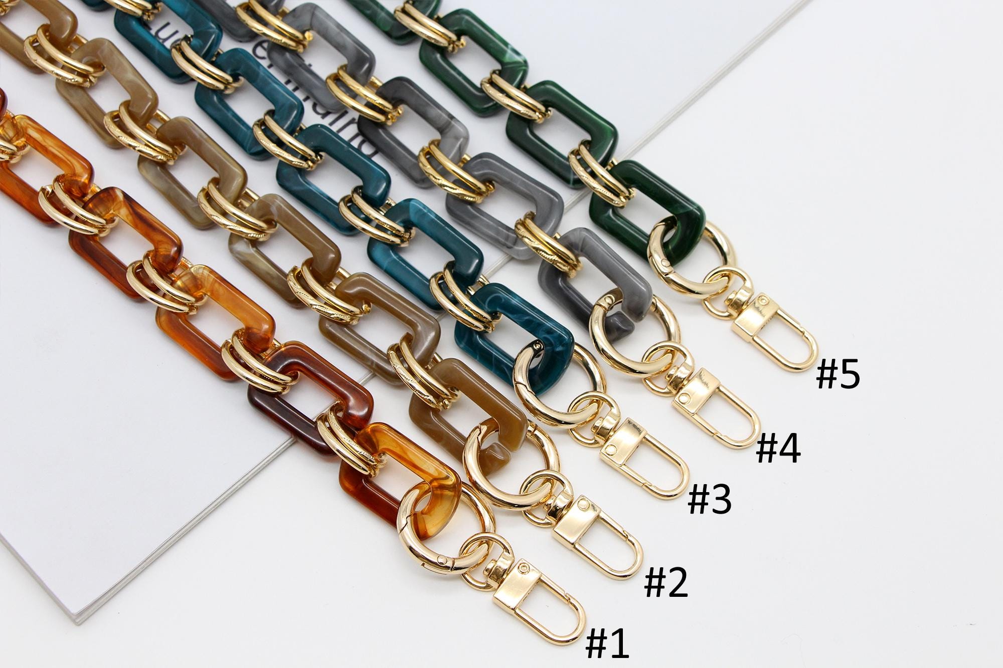 Acrylic Purse Chain Bag Chain Bag Handle Plastic Handles for Bag - Etsy