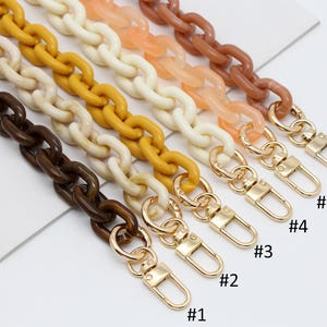 Acrylic chain strap Bag Chain Purse Chain bag handle Handbag chain