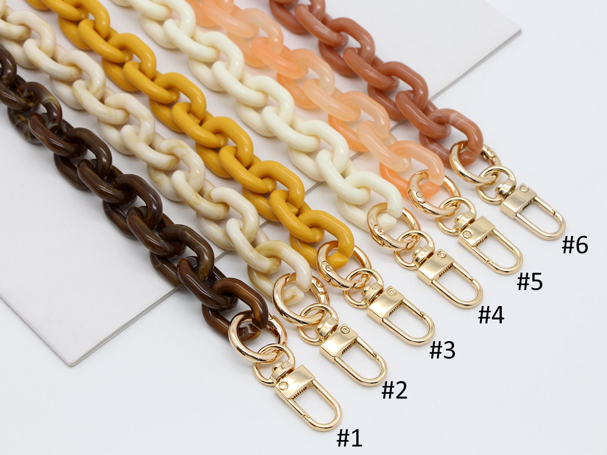 Acrylic chain strap Bag Chain Purse Chain bag handle Handbag chain