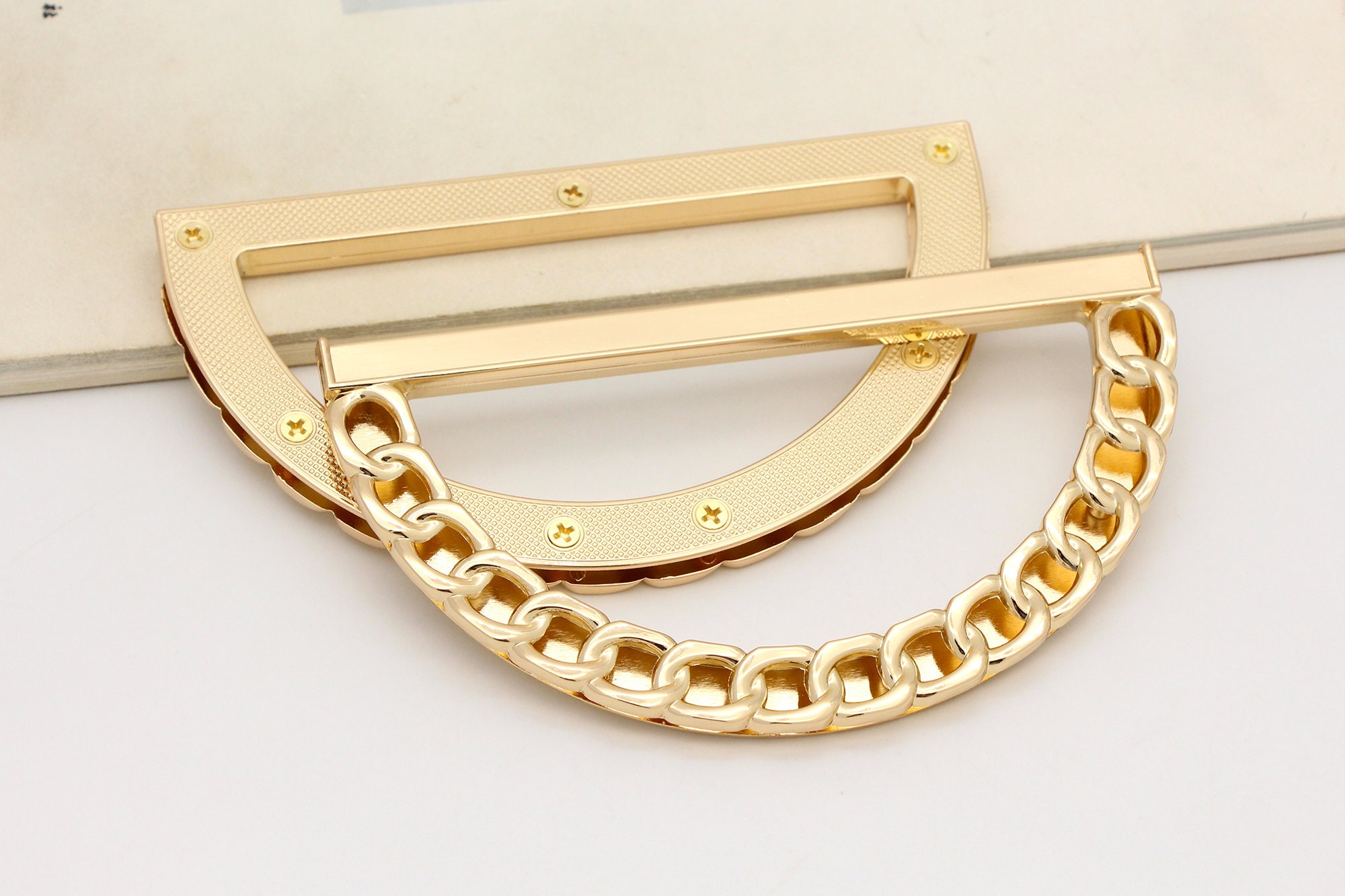 1pair Gold Purse Handle Metal Bag Handle Metal Handle Purse Etsy