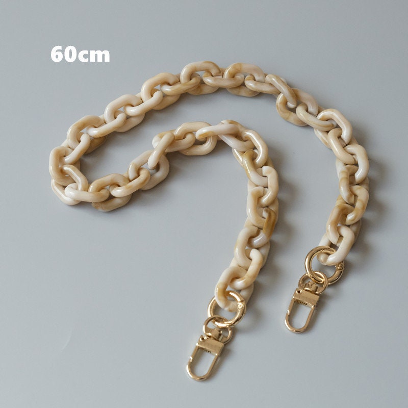 Acrylic chain strap Bag Chain bag strap Purse Chain bag handle Etsy
