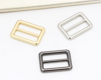 4pcs 1 1/4"(32mm) Slide Buckle strap slide strap adjuster purse ring Strap buckle Bag hardware